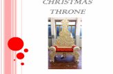 Christmas throne