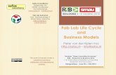 Presentation "Fab Lab Life Cycle & Business Models"; Pieter van der Hijden; Bologna, 2016