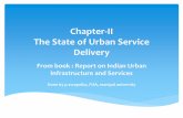state of urban service delivery in inda