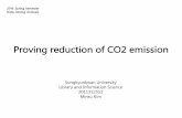 Proving reduction of CO2 emissions after 2005