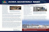 ACWA Quarterly Brief - September 2011