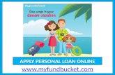 Apply Personal Loan Online - MyFundBucket