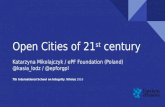 Open Cities of 21st century
