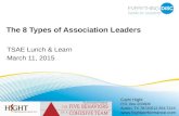 8 types of association leaders slides 3-5-15