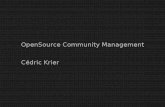 Open Source Community Management