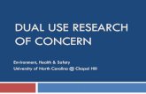 Dual Use Research of Concern