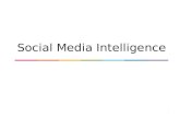 Social Media Intelligence: The Basics