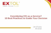 Considering EDI-as-a-Service? 10 Best Practices to Guide Your Decision