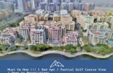 Must Go Now !!! 1 Bed Apt / Partial Golf Course View / Open to Negotiations