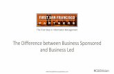 The Difference Between Business Sponsored and Business Led