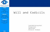 Will and codicils