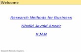 Research Method for Business  ch 1