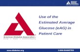 Use of eAG in Patient Care Powerpoint presentation