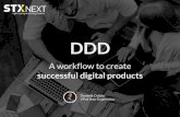 Discover, Define, Deliver - a workflow to create successful digital products.