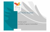 General Report LACNOG 2015