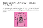 Announcements- Wednesday, February  22, 2017