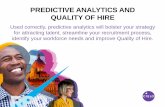 Predictive Analytics and Quality of Hire