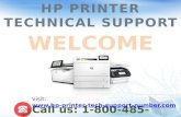 Hp printer tech support number 1800 485-4057