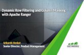 Dynamic Column Masking and Row-Level Filtering in HDP