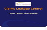 Claims leakage presentation  with narration
