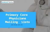 Primary Care Physicians Mailing Lists