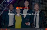 Measuring Content Marketing - SEOCamp 2017