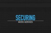 Securing MicroServices - ConFoo 2017