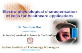 Electro-physiological characterisation of cells for healthcare applications