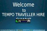 Hire the best tempo traveller gujarat tour