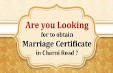 Apply Marriage Certificate online in Charni Road, Mumbai. Charni Road Online Booking Office for Marriage Cerificate