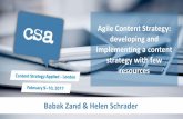 Content startegy Applied - Februar 2017 - Babak Zand, Helen Schrader