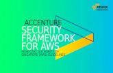 Accenture Security Framework for AWS: Monetary Authority of Singapore Guidelines