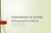 Applications of airway ultrasound in ricu
