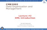 Lecture #2 xml