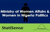 Ministry of women affairs and women in nigeria politics