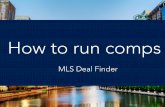Real Estate Investing - How to run real estate comps