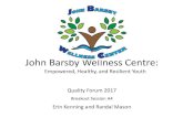 John Barsby Community School Wellness Centre