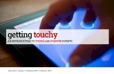 Getting touchy - an introduction to touch and pointer events / Frontend NE / 2 March 2017