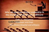 Why we need anesthesia leadership in the changing landscape of healthcare