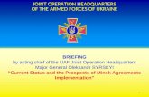 briff current status and the prospects of minsk agreements