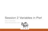 Perl programming session 2 variables in perl