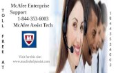 McAfee Total Protection Support Number! Contact 1-844-353-6003