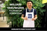 Kopi Chat with William Tanuwijaya founder of Tokopedia