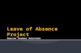 Leave of absence project