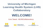 University of Michigan Learning Health System Collaboratory