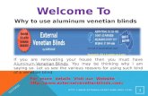 Why to use aluminum venetian blinds