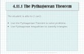 4.11.1 Pythagorean Theorem