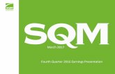 SQM - Fourth Quarter 2016 Earnings