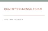 Improving Mental Focus