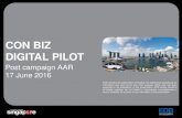 Con Biz digital pilot AAR (17 June 2016)